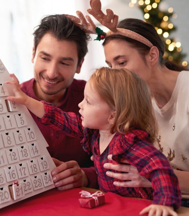 calendrier de lavent noel preparation fete de fin dannee sapin famille bebymaman