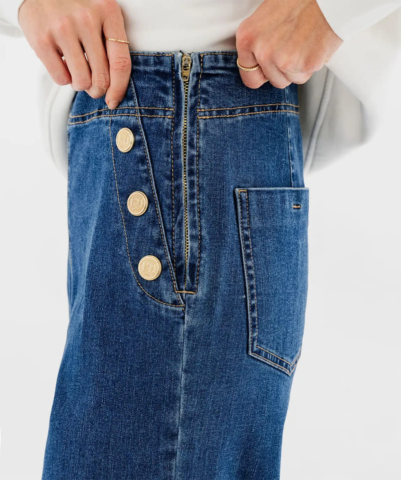 jeans pont style nautique chic bouton marin gemo jeans pont style nautique chic bouton marin gemo