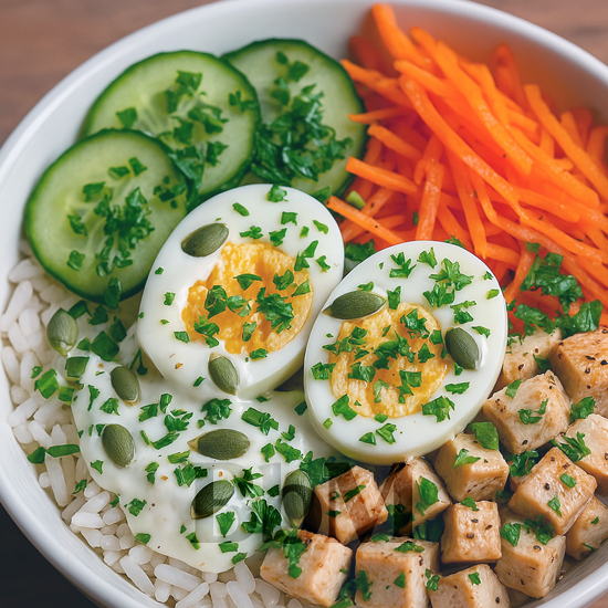 batch cooking recette poke bowl maison