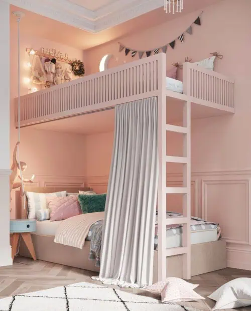 chambre enfant lit superpose intimite