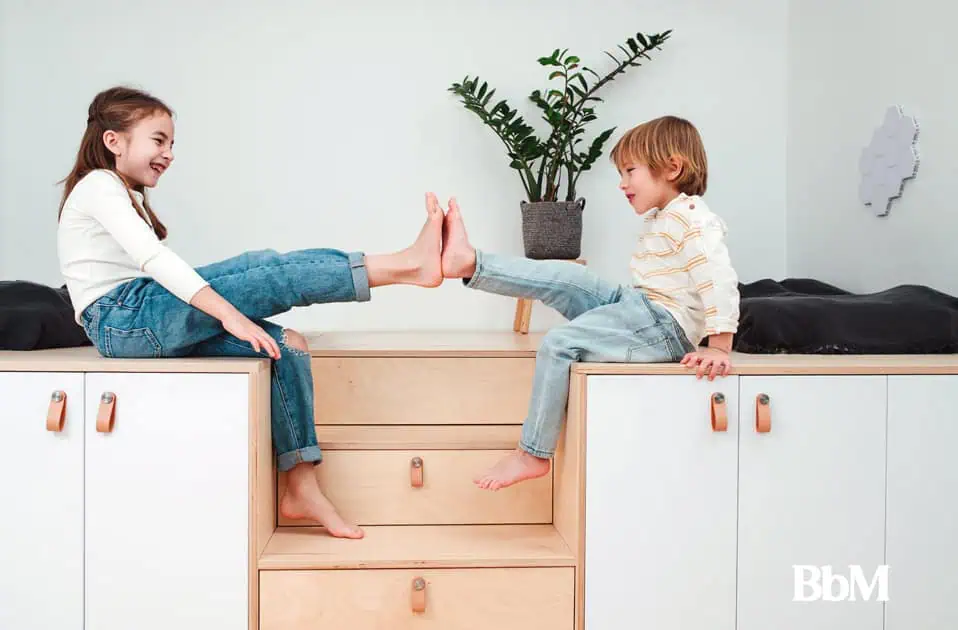 deco chambre enfant partage maison astuce