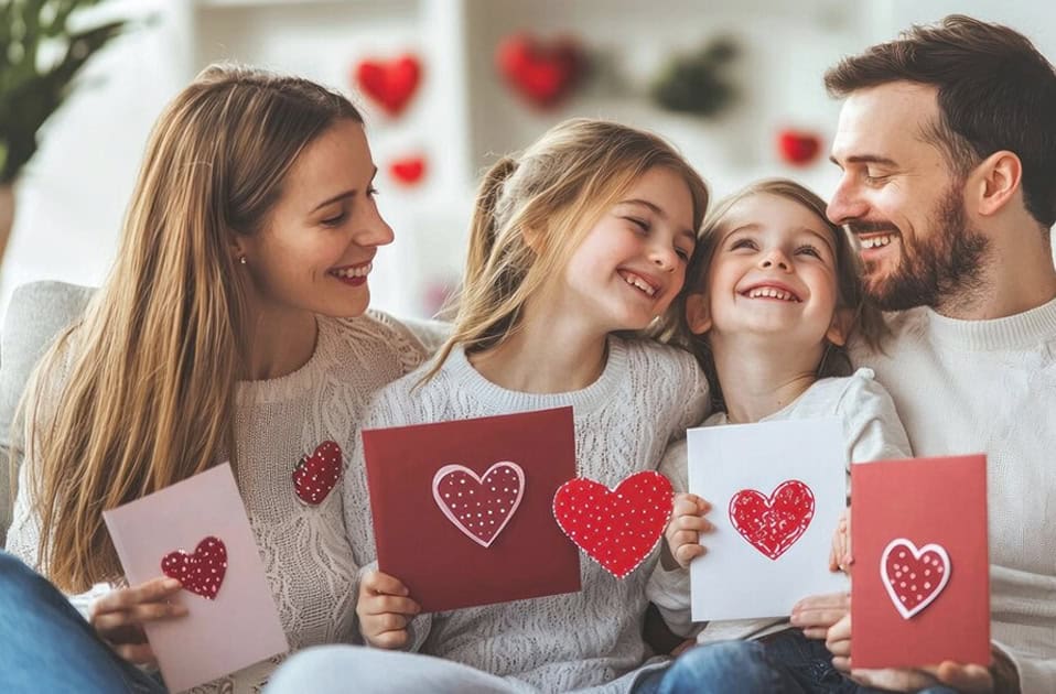 Passer une Saint Valentin en famille à la maison