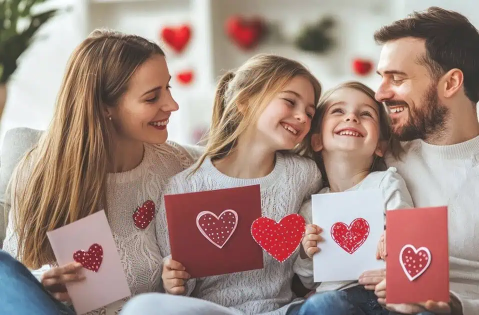 Passer une Saint Valentin en famille à la maison