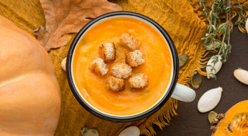 soupe potiron recette compact cook famille enfant hiver plat chaud orange smile
