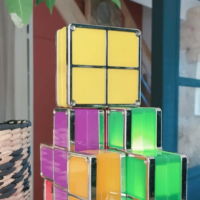Une ambiance geek dans ma maison avec les couleurs geek du Tetris