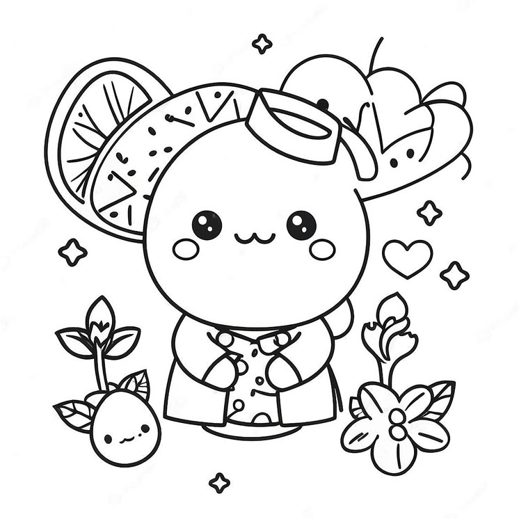 coloriage kway smile