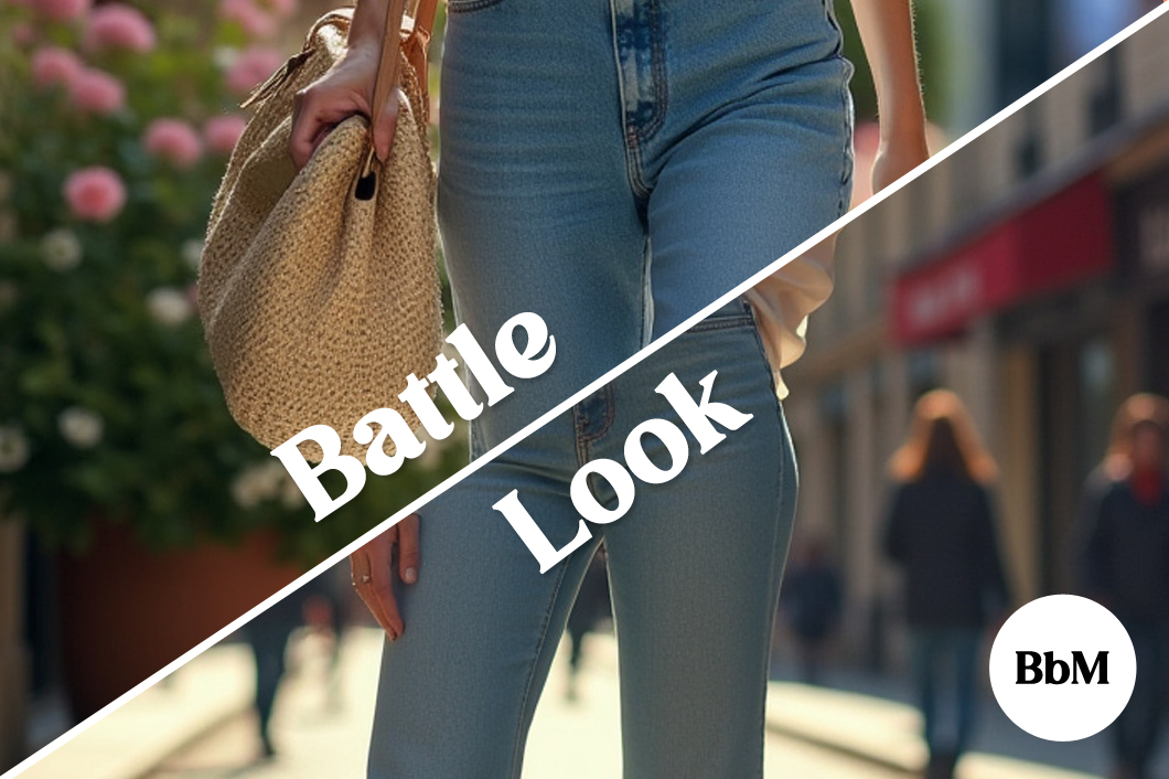 battle look style mode femme jeans mom jeans flare