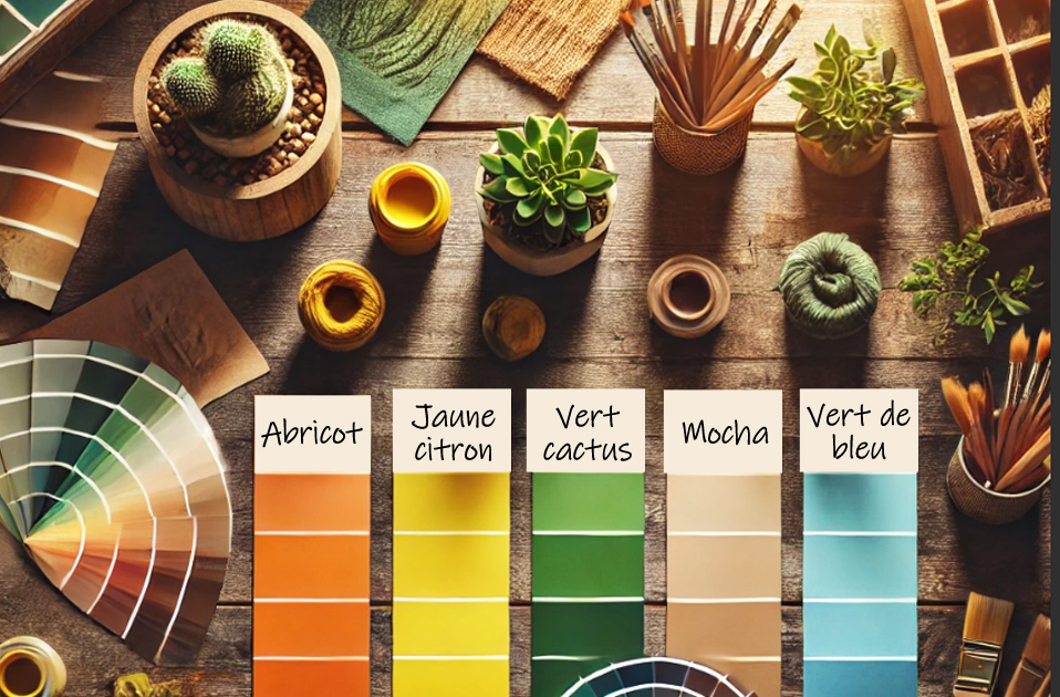 pantone palette couleurs 2025 decoration interieur tendance maison ambiance