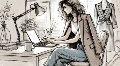 teletravail look femme maman confort maison