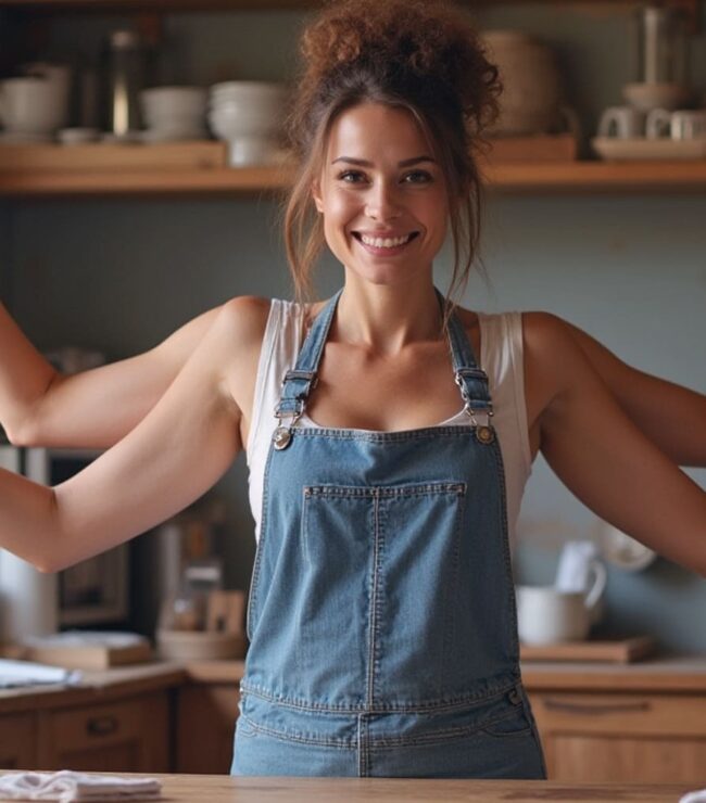 maman hybride femme multitaches faire tout en meme temps avoir plusieurs bras bebymaman