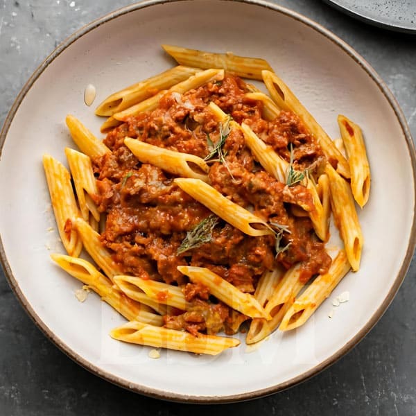 repas du mercredi dejeuner enfant recette facile pate tomate bebymaman Pâtes à la sauce tomate et lentilles corail