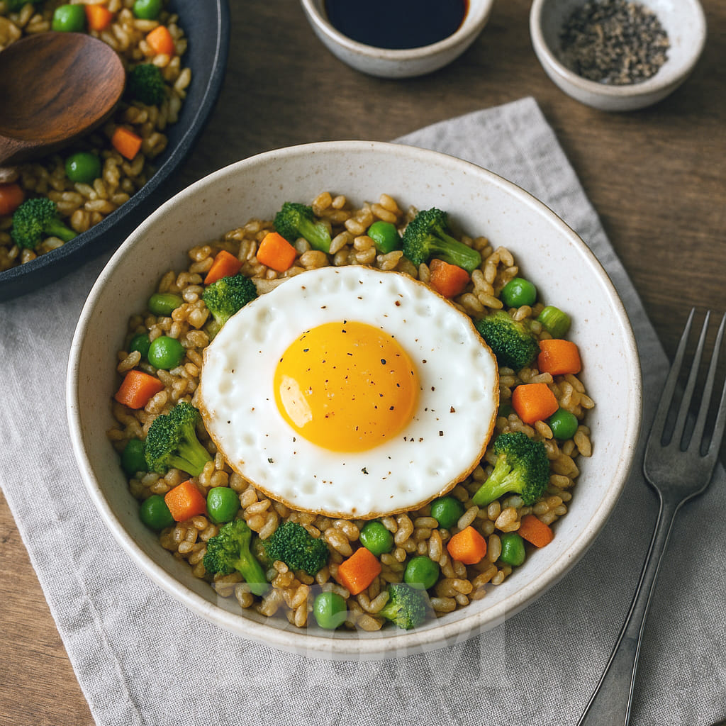 recette rapide maman famille enfant oeuf poele legumes bebymaman