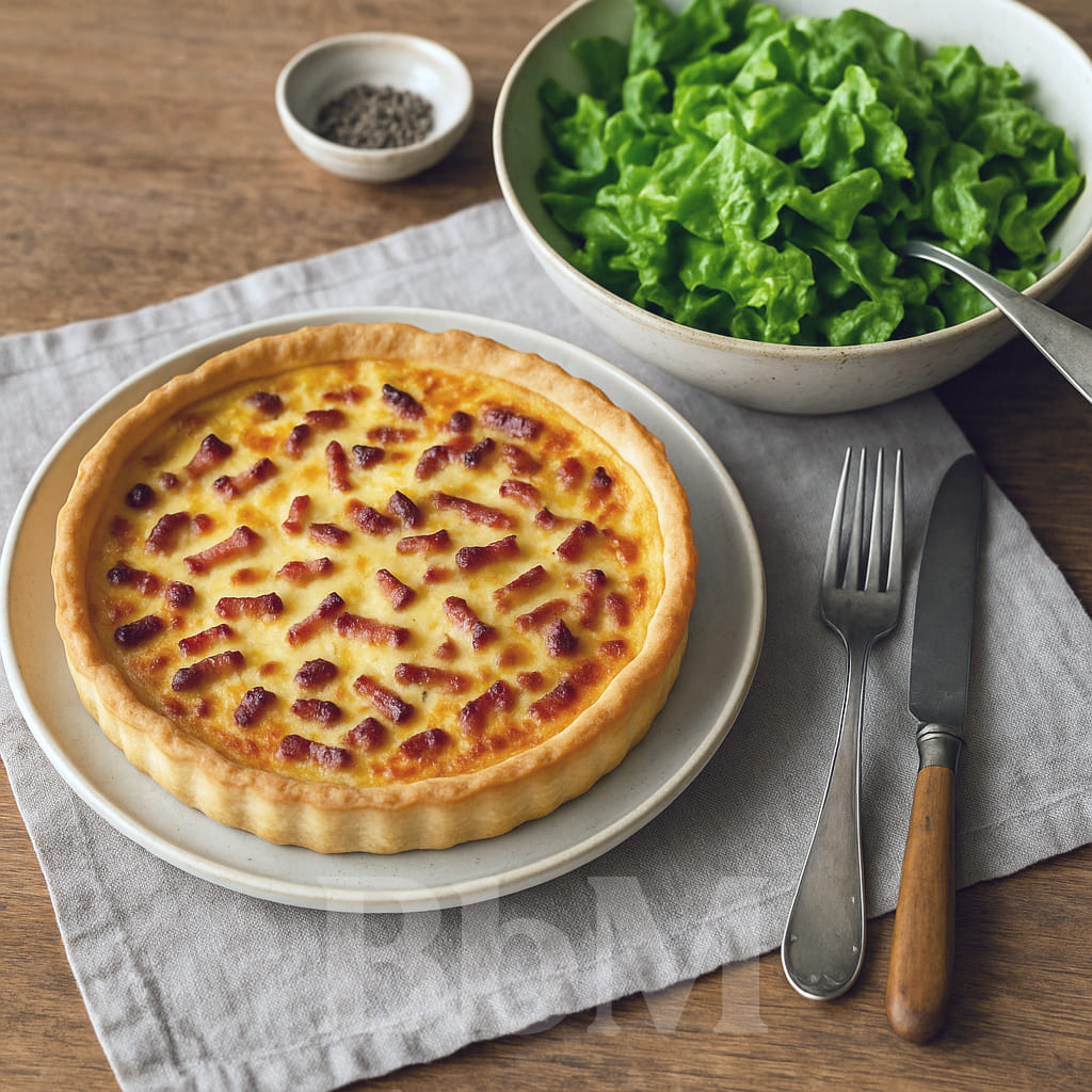 recette rapide maman famille enfant qui lorraine salade vert bebymaman