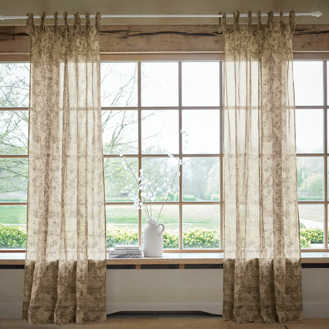 rideaux voilage boheme loberon