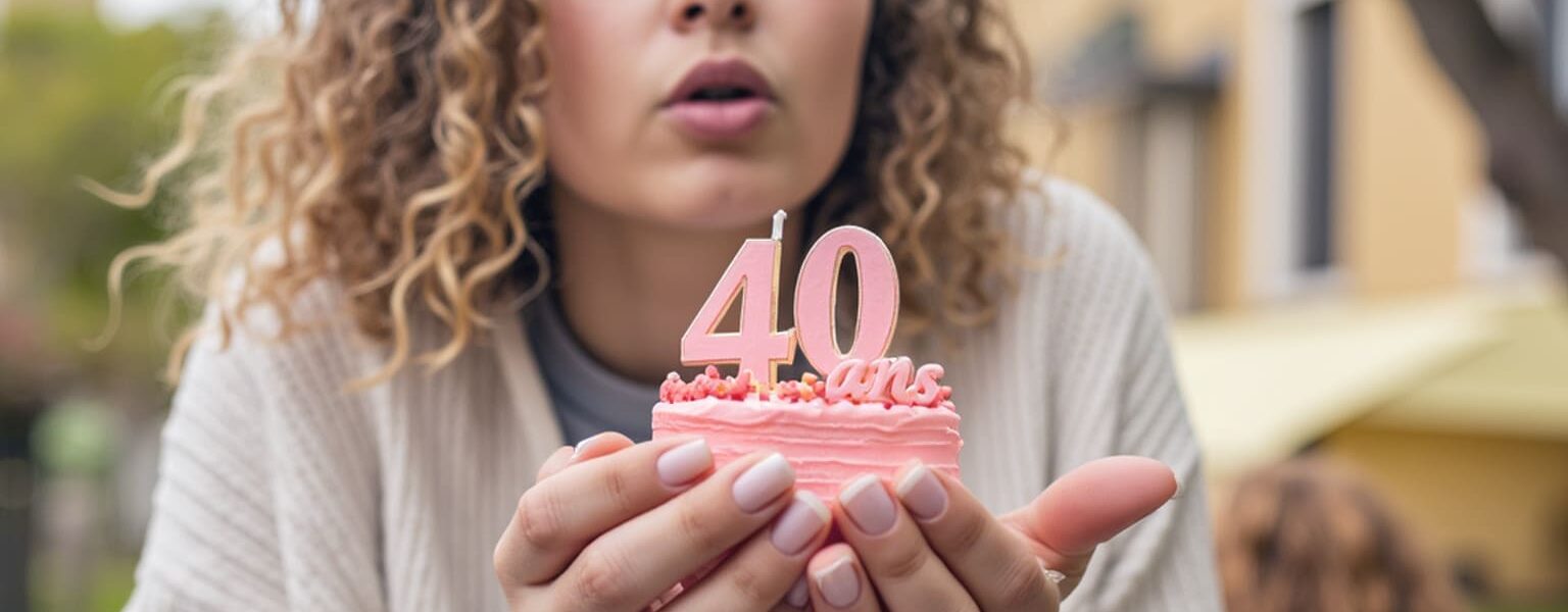 femme anniversaire 40 ans changer de vie maman hybride bebymaman