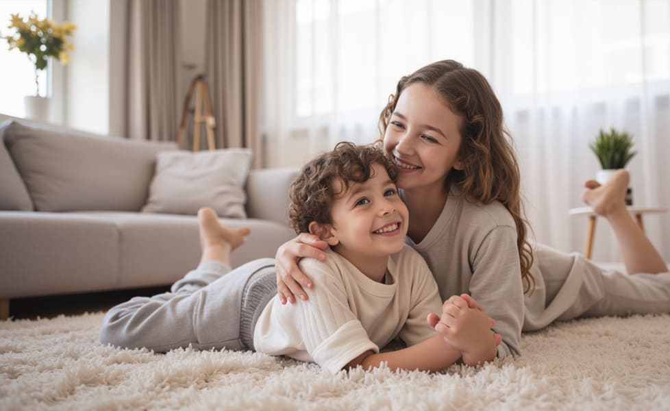 frere soeur fratrie famille heureuse bonheur parentalite bebymaman