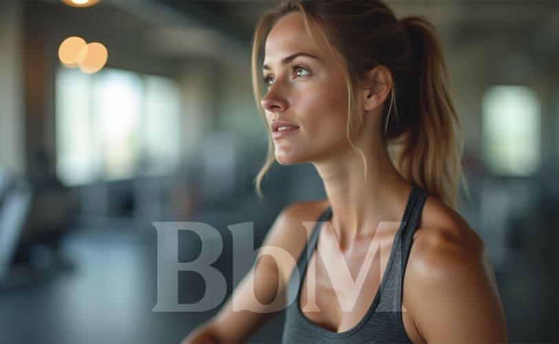 maman hybride sportive femme active prendre soin de soi bebymaman Maman hybride de 40 ans qui pratique le renforcement musculaire, le sport en complément du jeûne intermittent