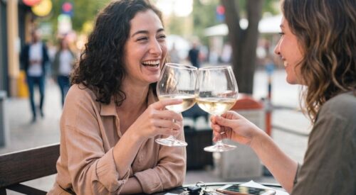 Moment entre copines autour d’un verre : prendre du temps pour soi en mode slow maman
