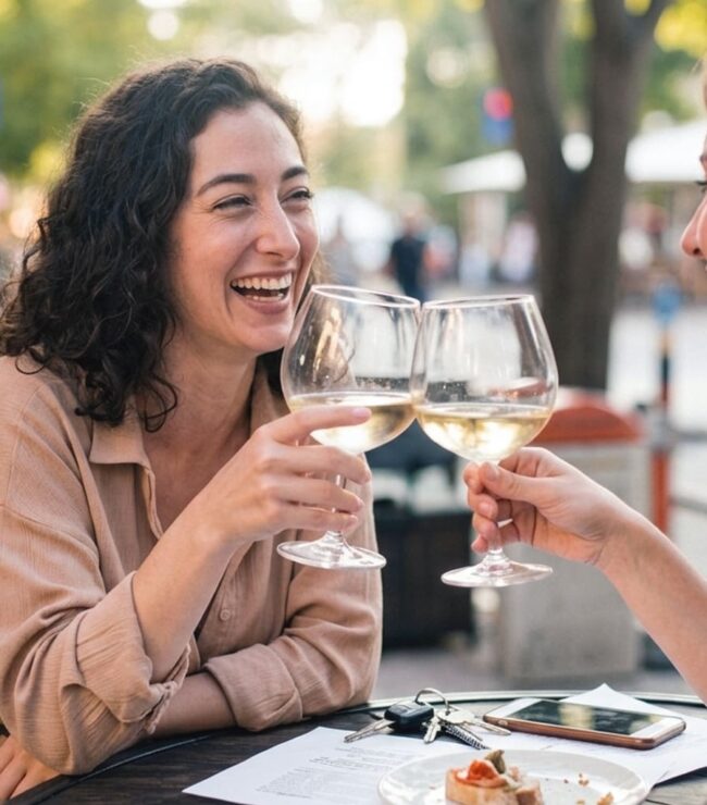 Moment entre copines autour d’un verre : prendre du temps pour soi en mode slow maman