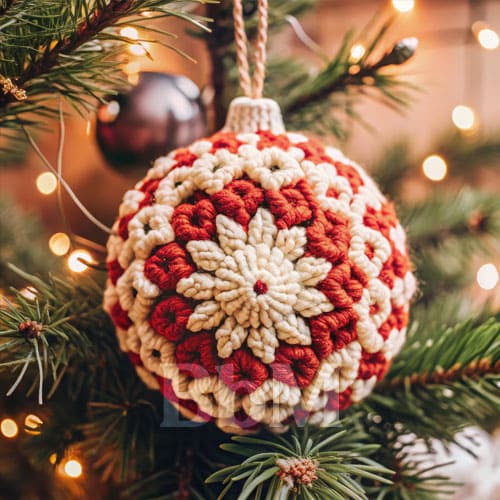 decoration sapin de noel boule rouge blance crochet boheme nature traditionnel moderne bebymaman decoration sapin de noel boule rouge blance crochet boheme nature traditionnel moderne bebymaman