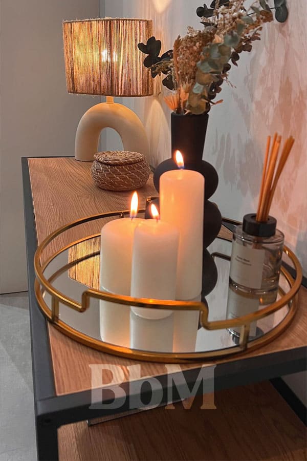 lumiere bougie maison hiver cosy chic interieur bougies et lampe d’ambiance pour une maison cosy chic en hiver – Be by Maman
