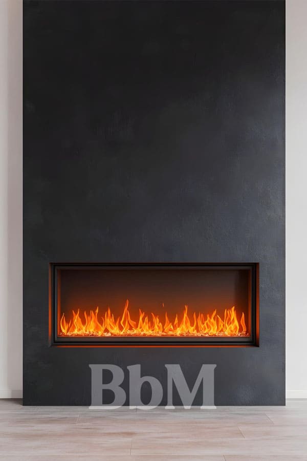 poele electrique maison hiver cosy chic interieur cheminée électrique effet flamme pour une maison cosy chic et chaleureuse en hiver – Be by Maman