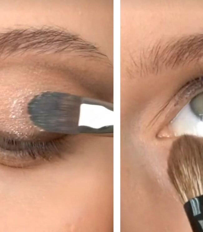 Maquillage de Noël glam chic et lumineux – make-up facile et élégant à réaliser à la maison