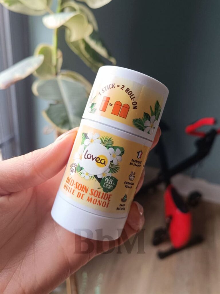 deodorant solide naturel lovea sans aluminium temoigngage test1 déodorant solide naturel lovea monoï, retour d’expérience mila clapelin be by maman