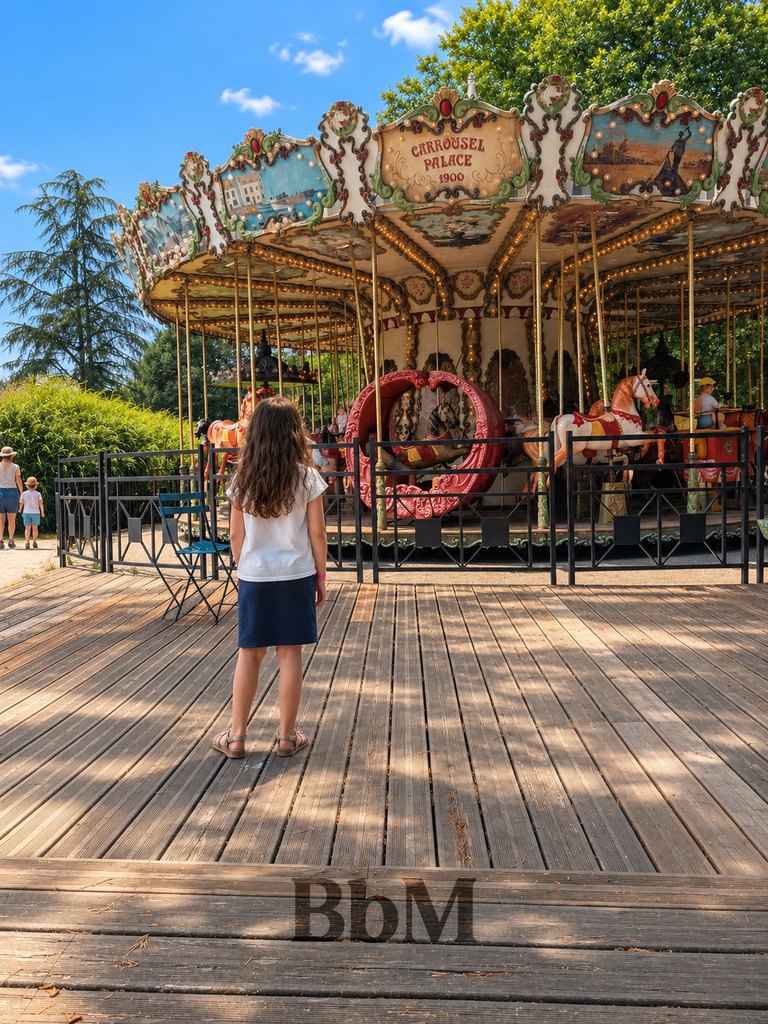 waligator agen manege vintage enfant carrousel chevaux Carrousel ancien pour enfants à Walygator Sud-Ouest