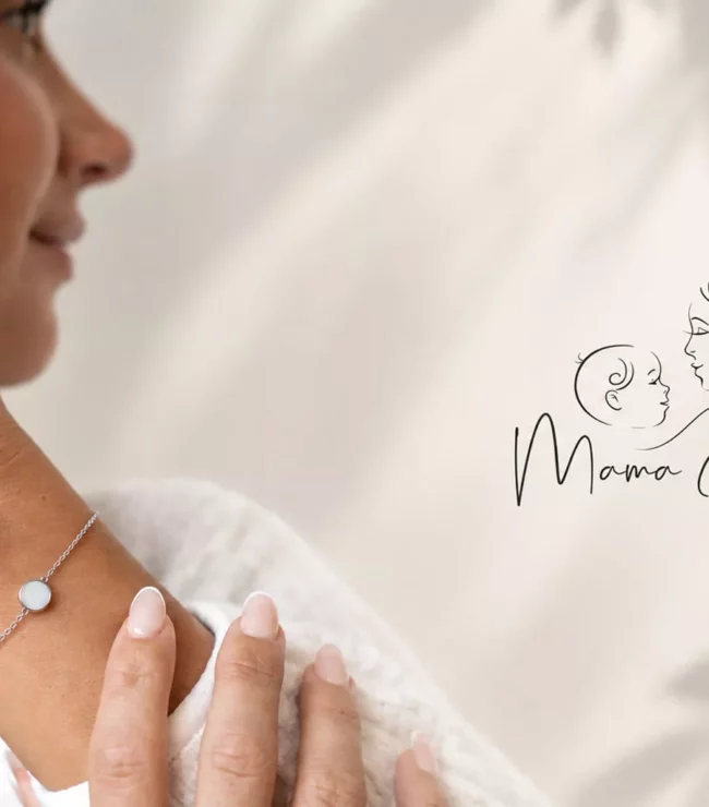 Bijou au lait maternel Mama Jewels, bracelet souvenir pour maman