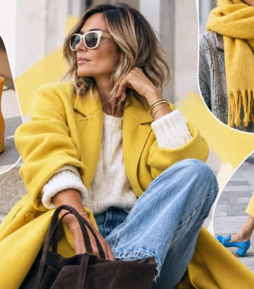 Comment porter le jaune cet automne-hiver ? 8 looks femme pour ensoleiller son style
