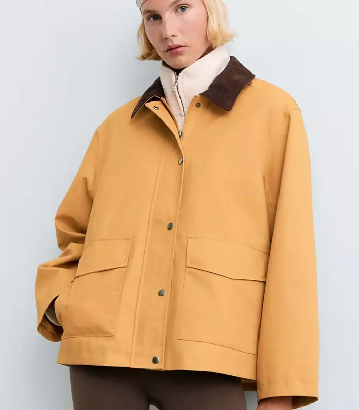 veste moutarde asos Veste en toile moutarde femme Oysho automne 2026
