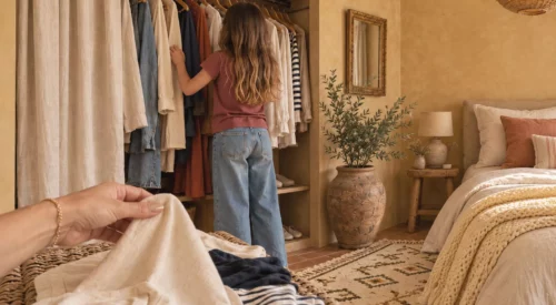 Quand ma fille porte mes vêtements de lycée : la boucle est bouclée !